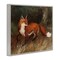 Stupell Industries Wild Fox in Forest Framed Giclee Design By Julia Purinton